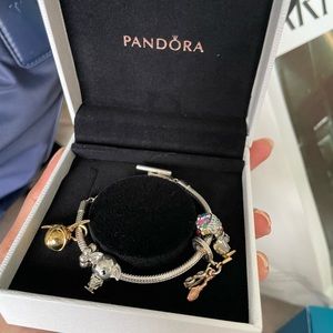 Pandora Bracelet and 5 charms